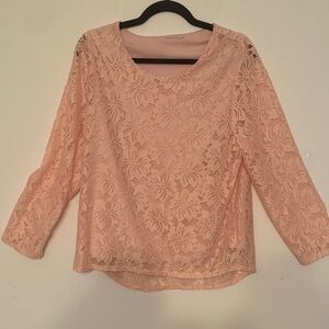 Coquette Barbiecore Cottagecore Elegant Lace Women’s Top - Pink